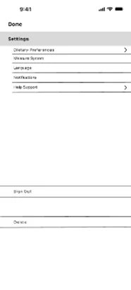 Mid-fidelity wireframe screen 6
